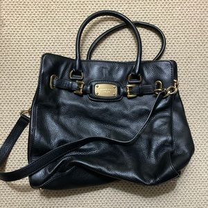 Michael Kors Black Leather Purse